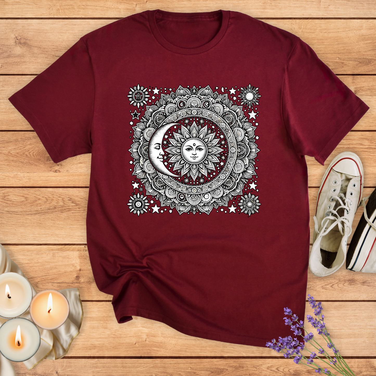 MANDALA SUN & MOON T-SHIRT