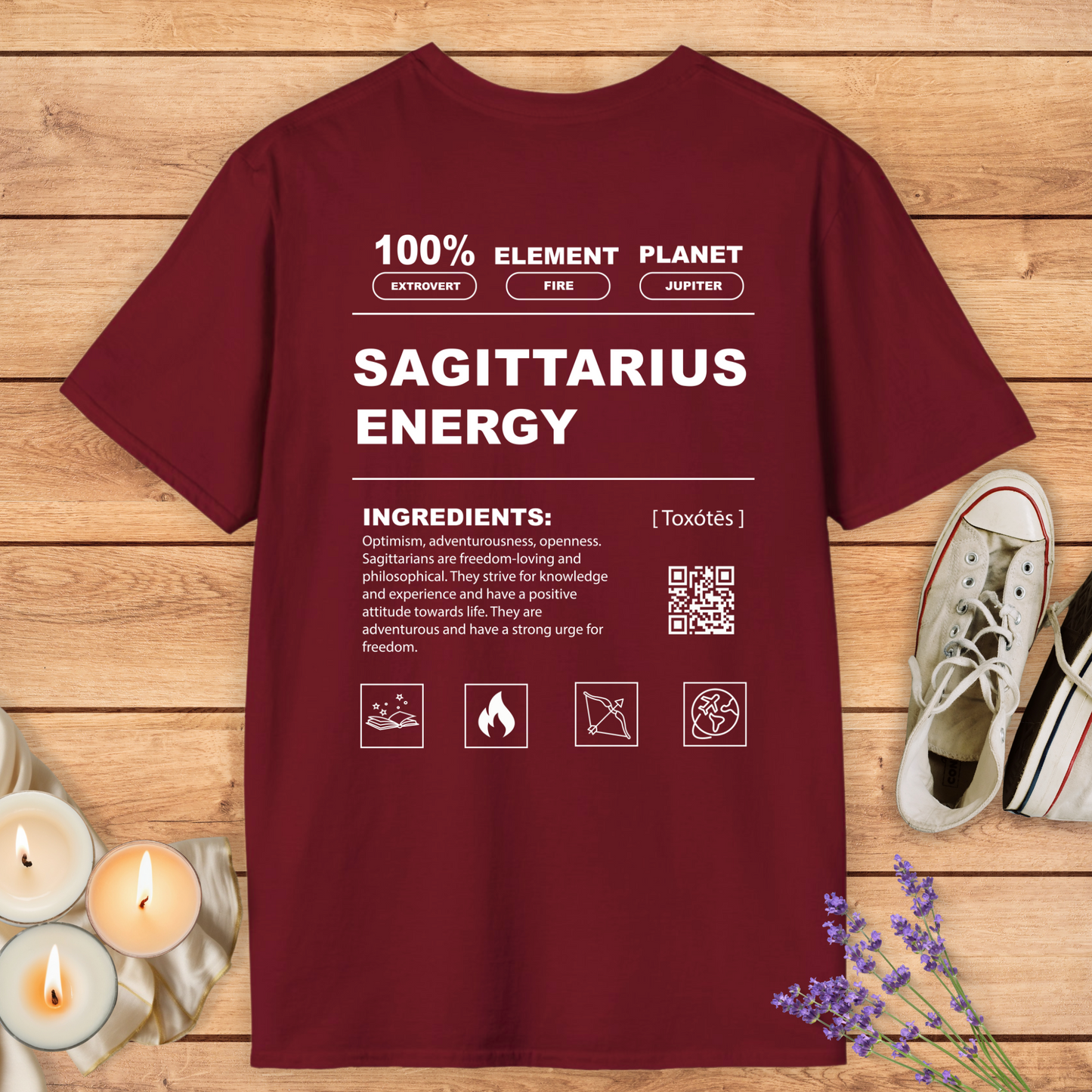 SAGITTARIUS MANUAL T-SHIRT - Print Material - Vibe Culture