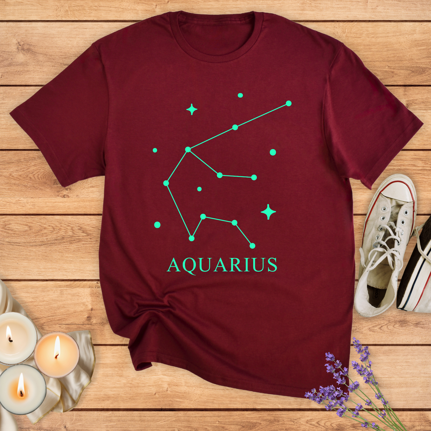 AQUARIUS STARS T-SHIRT