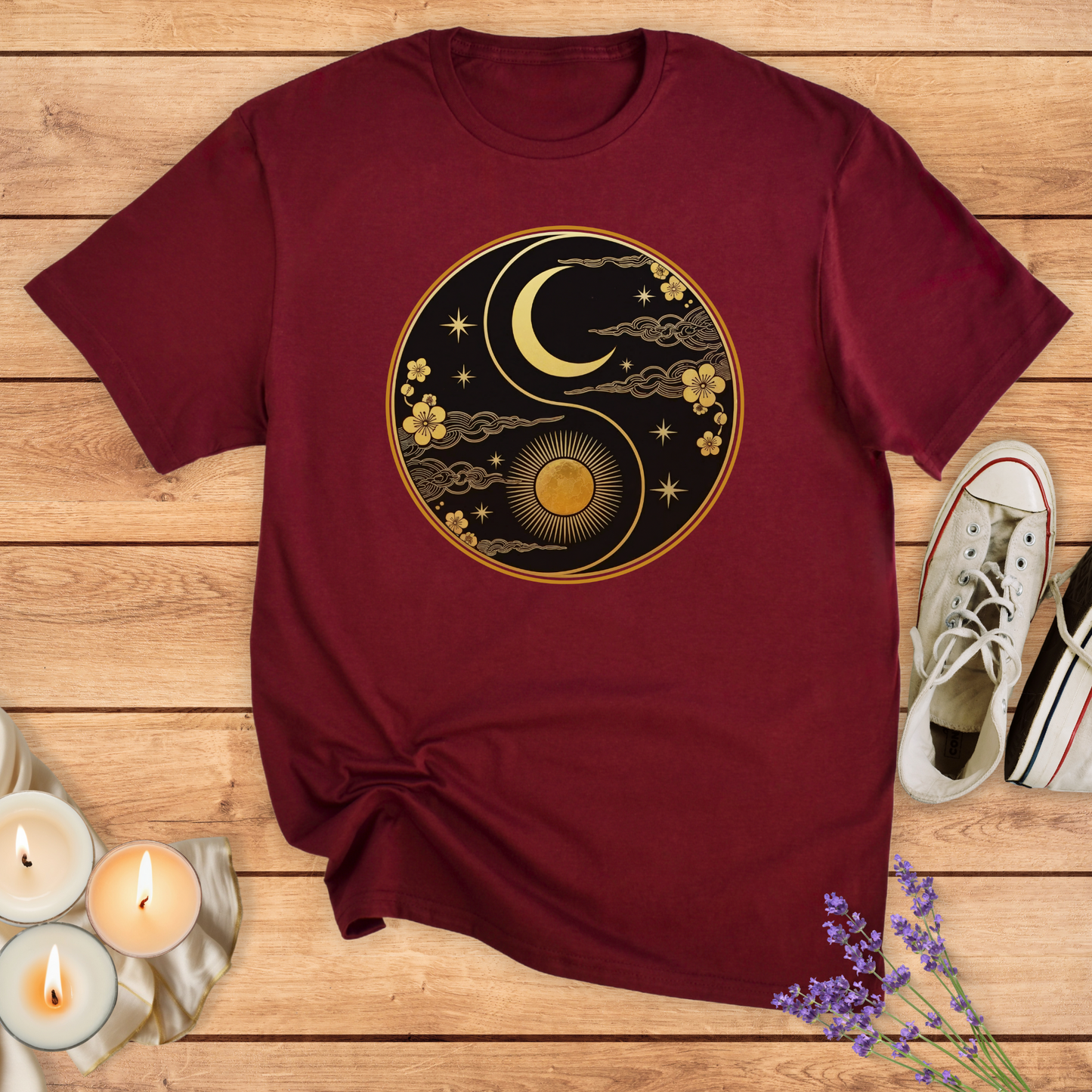 BLACK YIN YANG T-SHIRT