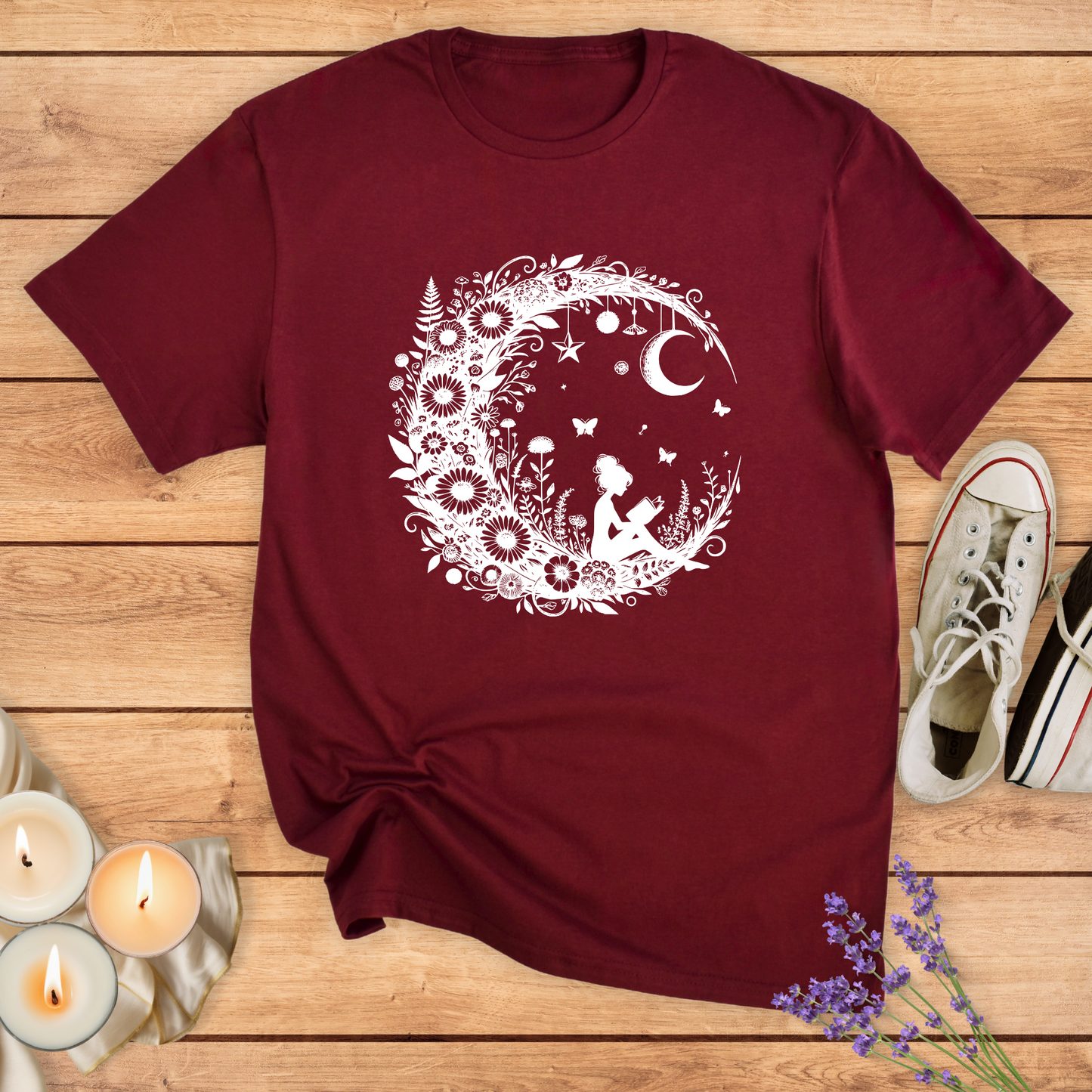 FLORAL MOON T-SHIRT