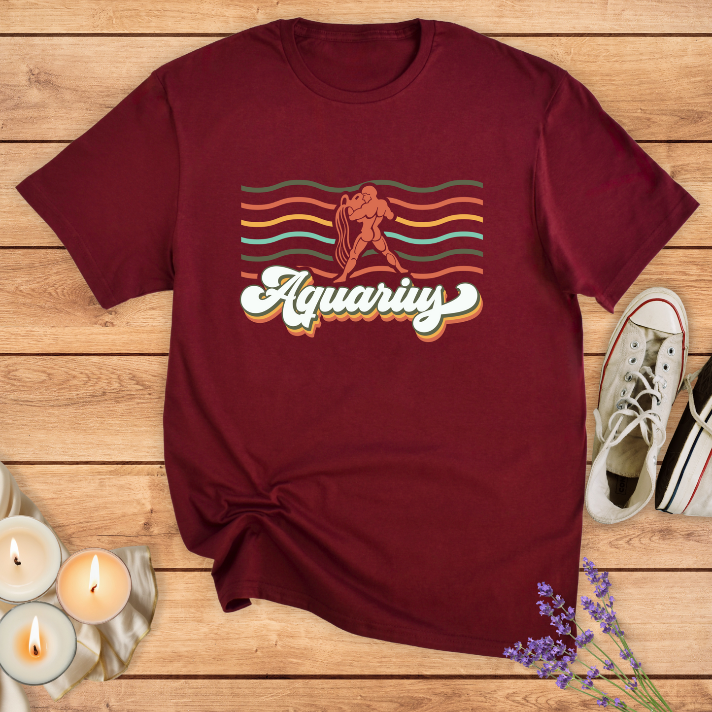AQUARIUS WAVES T-SHIRT