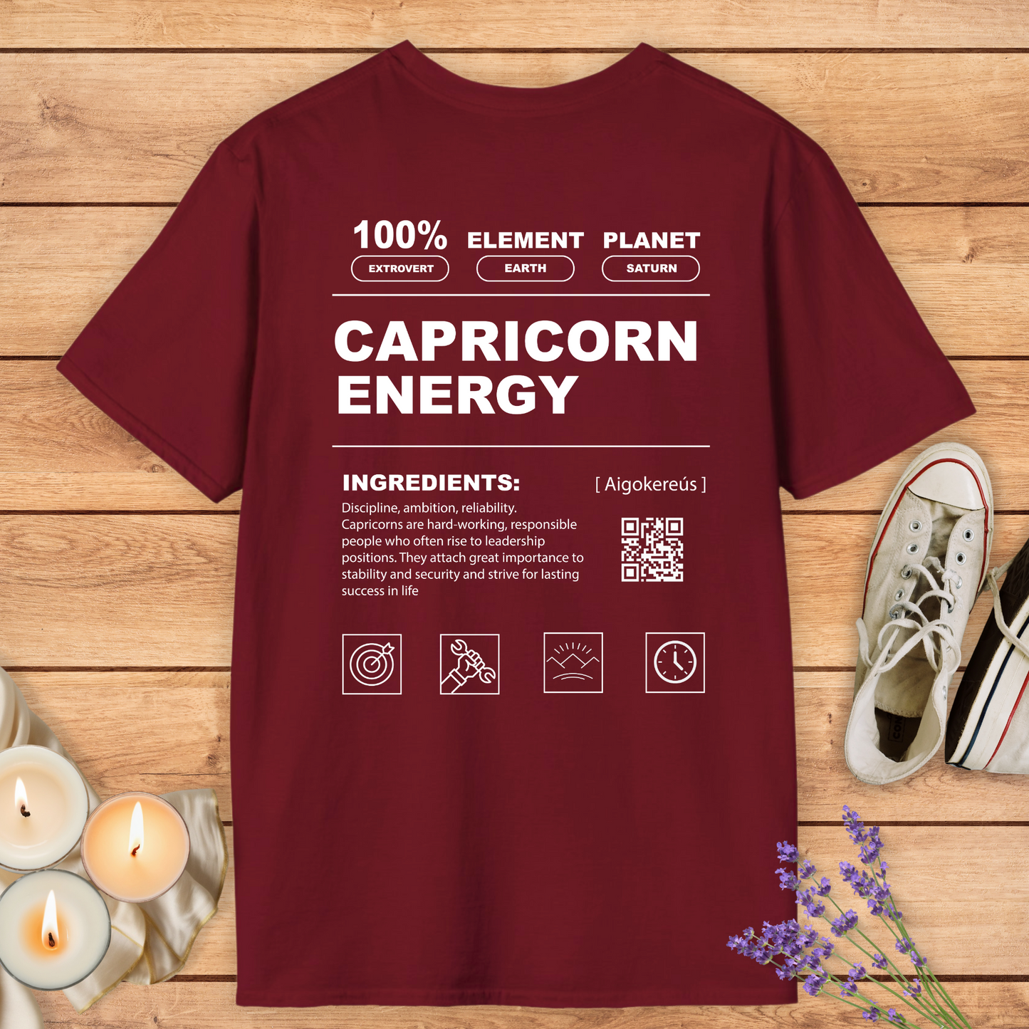 CAPRICORN MANUAL T-SHIRT - Print Material - Vibe Culture