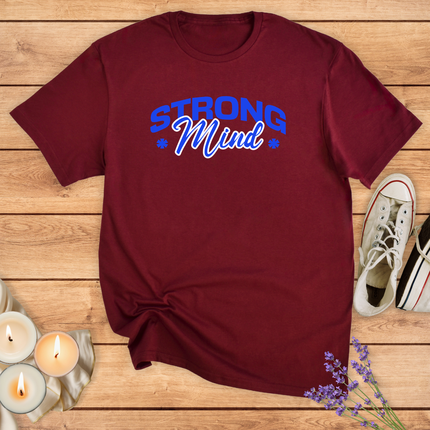 STRONG MIND BABY T-SHIRT - Print Material - Vibe Culture