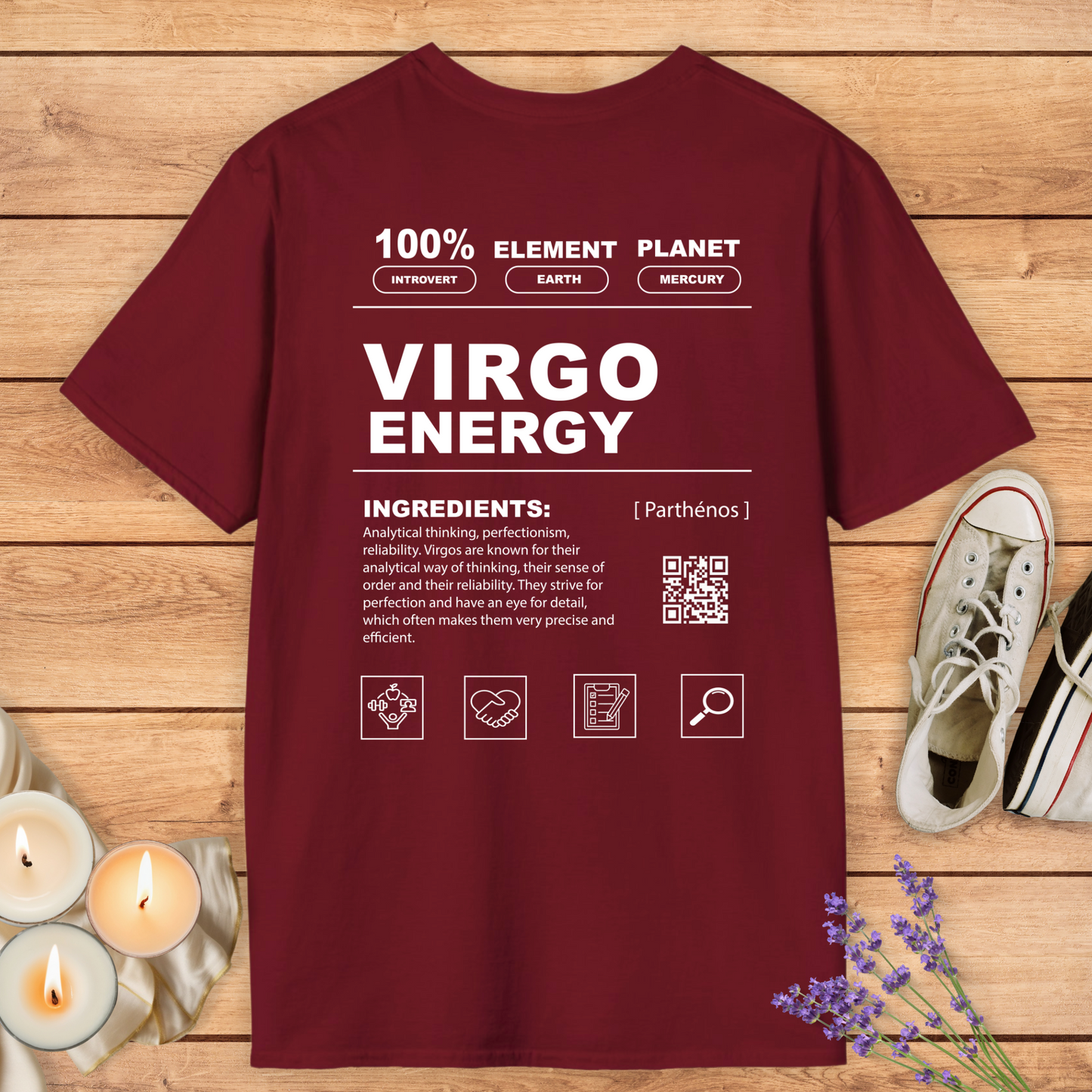 VIRGO MANUAL T-SHIRT - Print Material - Vibe Culture