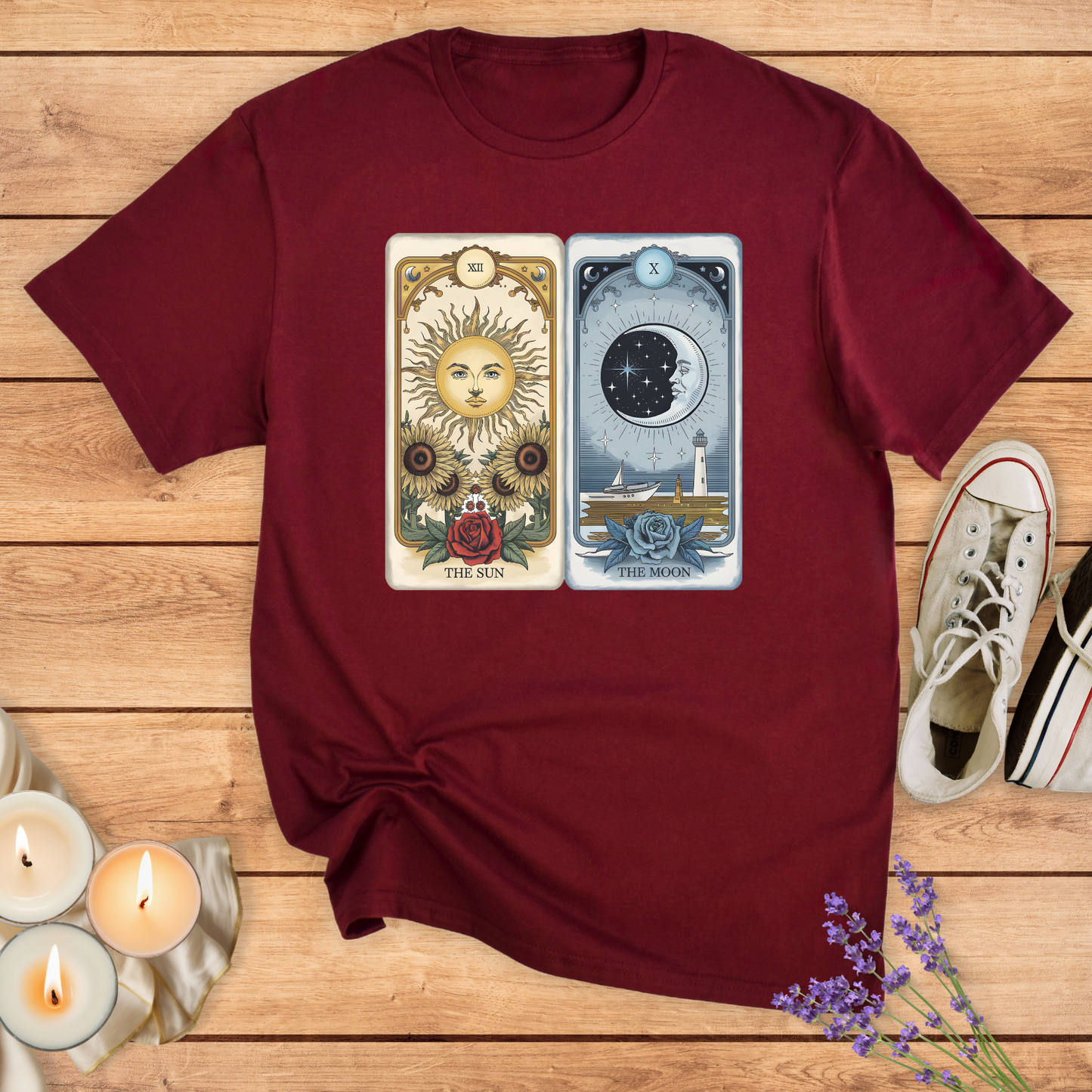 THE SUN, THE MOON T-SHIRT