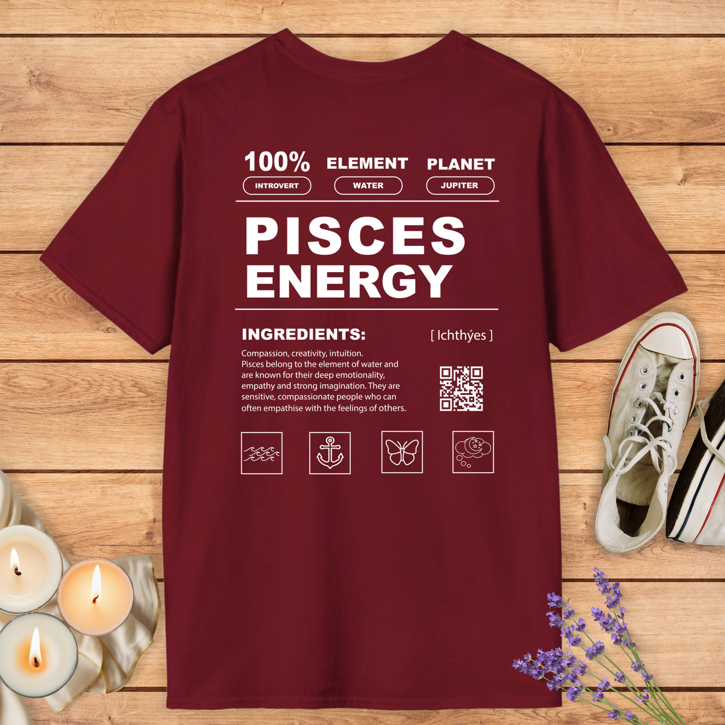 PISCES MANUAL T-SHIRT - Print Material - Vibe Culture