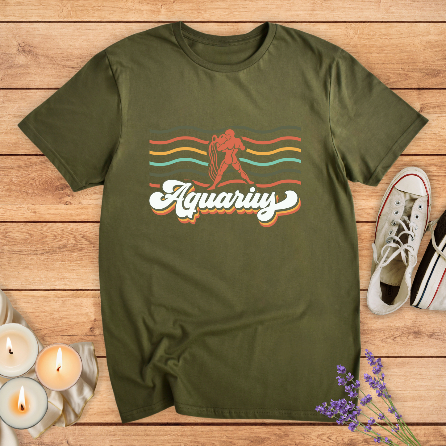 AQUARIUS WAVES T-SHIRT