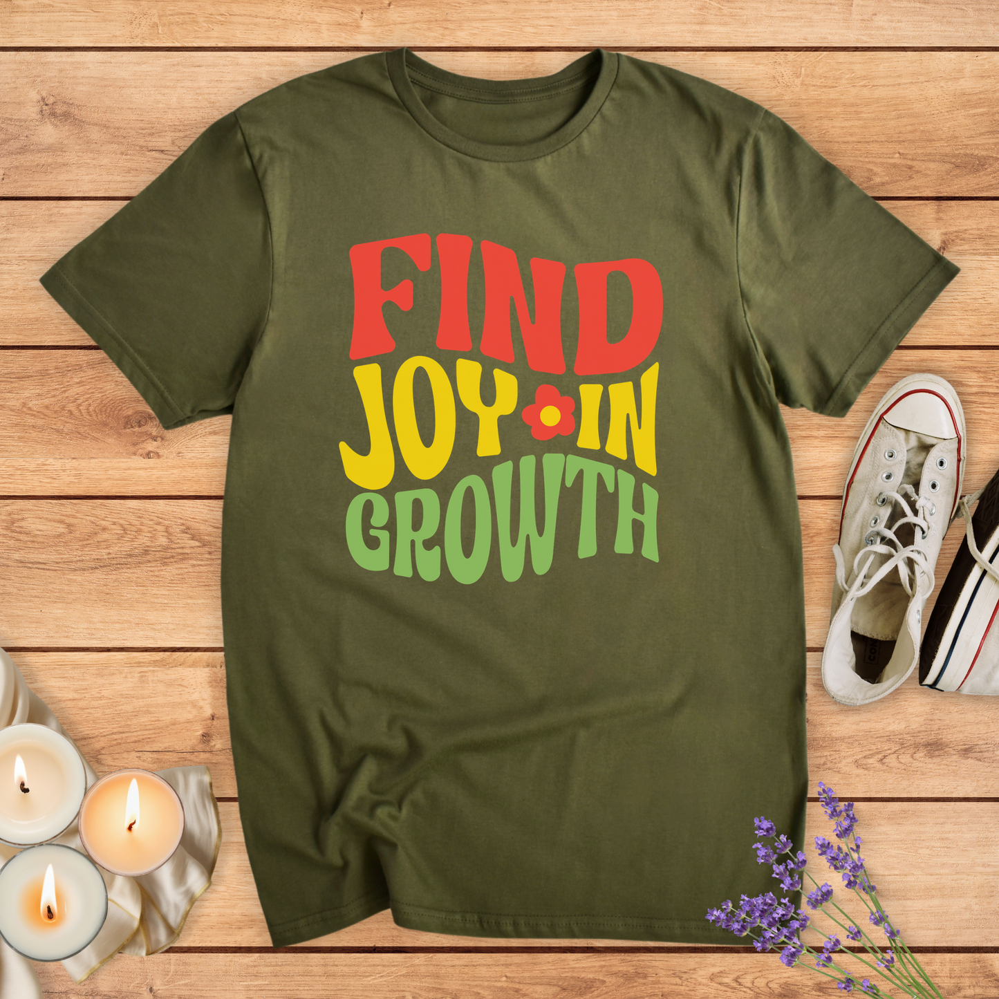 FIND JOY T-SHIRT - Print Material - Vibe Culture