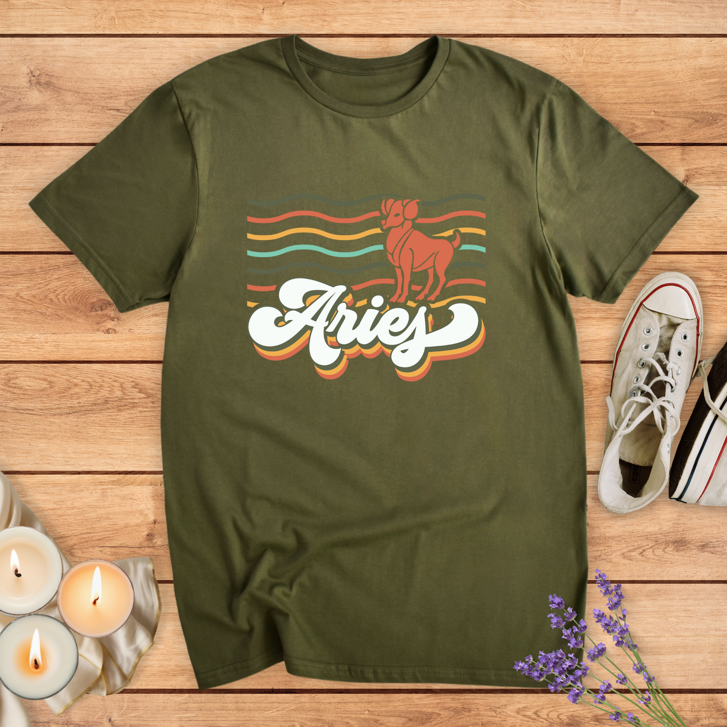 ARIES WAVES T-SHIRT