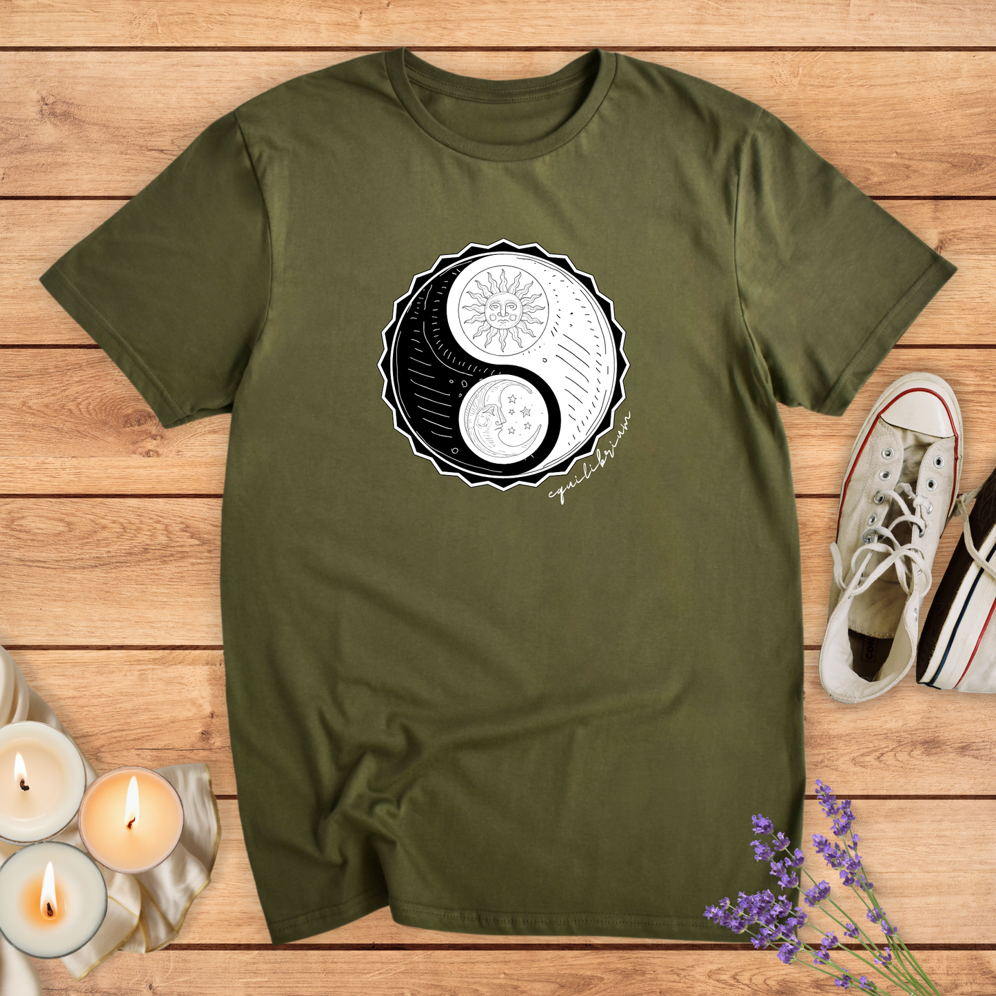 YIN YANG T-SHIRT - Print Material - Vibe Culture