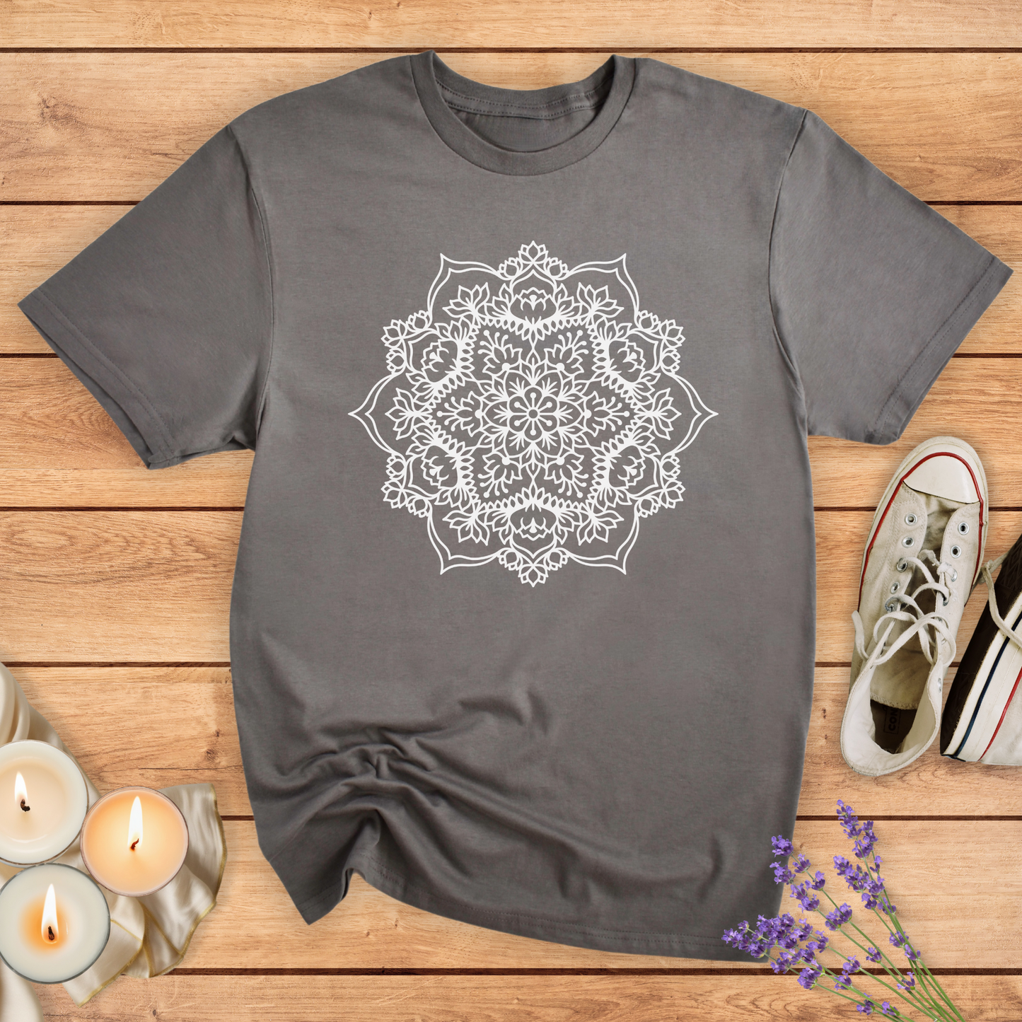 FLORAL MANDALA T-SHIRT