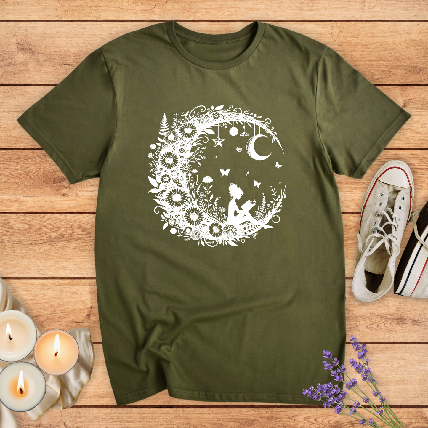 FLORAL MOON T-SHIRT