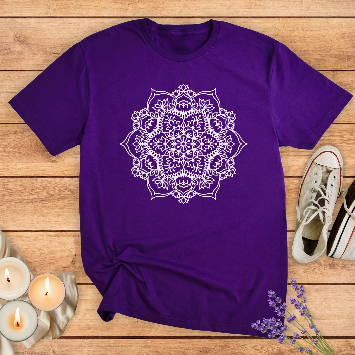 FLORAL MANDALA T-SHIRT