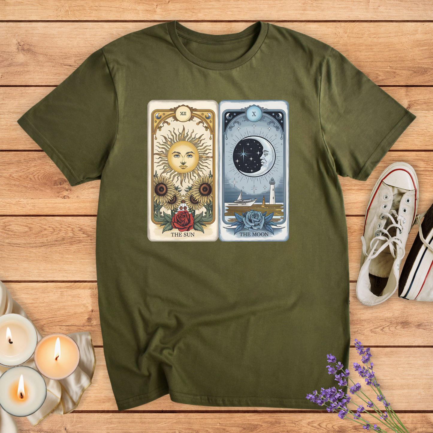 THE SUN, THE MOON T-SHIRT