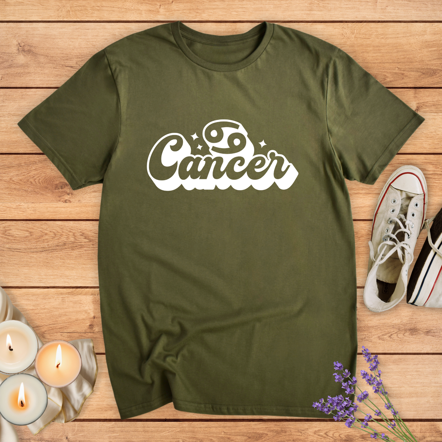 CANCER RETRO T-SHIRT