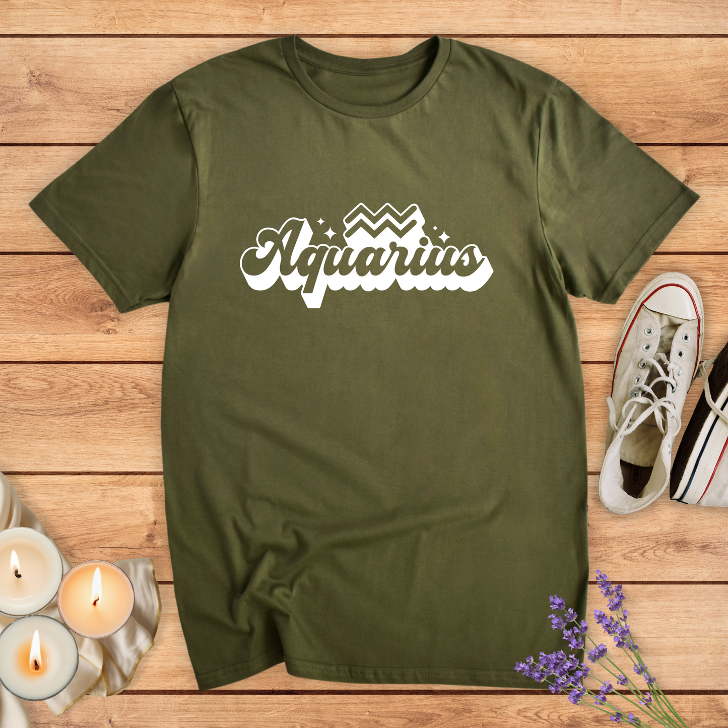 AQUARIUS RETRO T-SHIRT