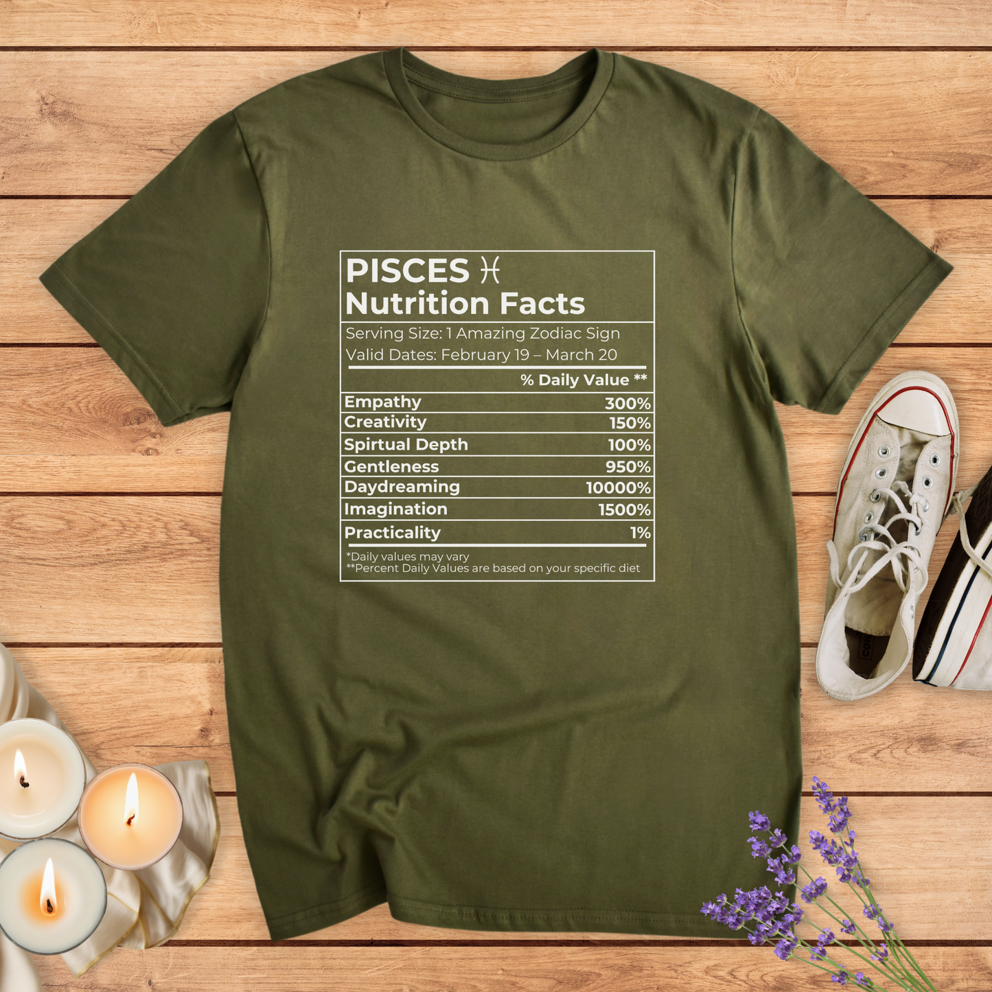 PISCES NUTRITION T-SHIRT - Print Material - Vibe Culture