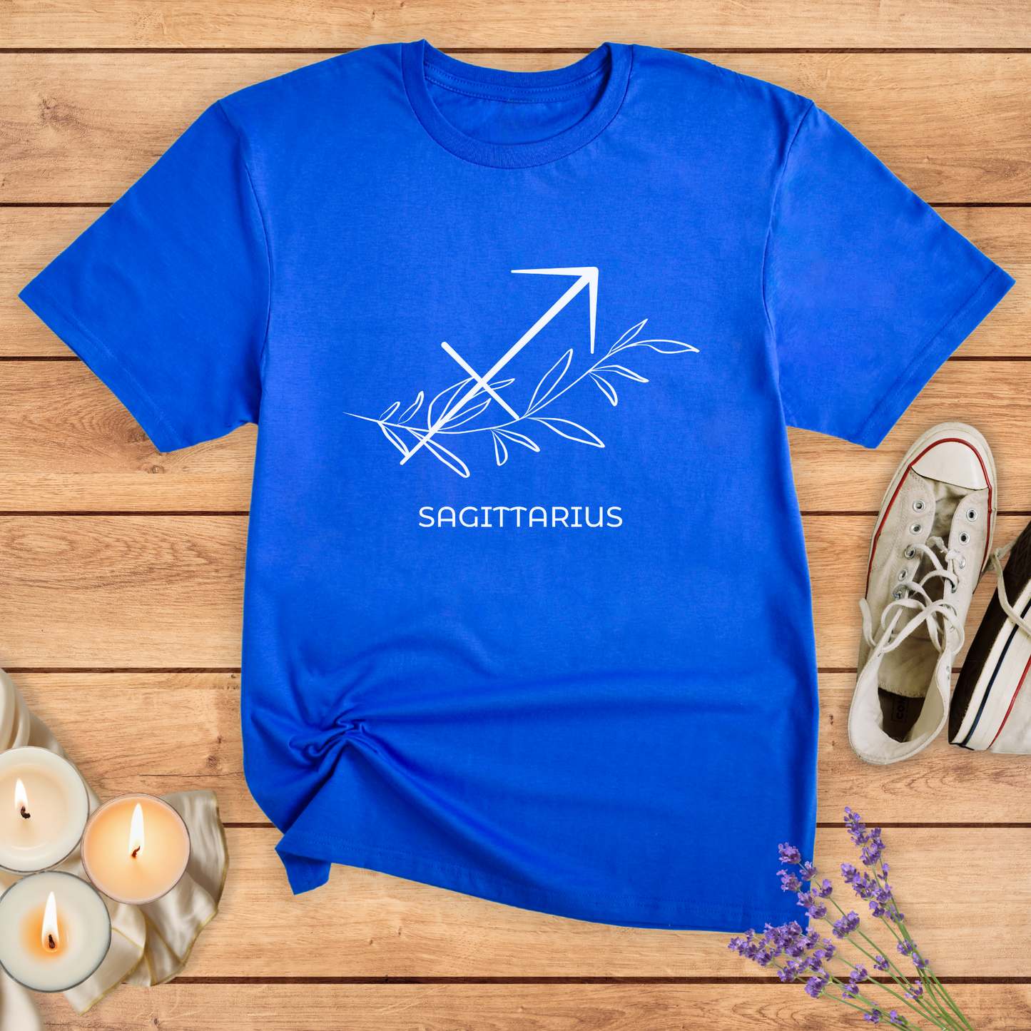 SAGITTARIUS FLOWER SIMPLE T-SHIRT