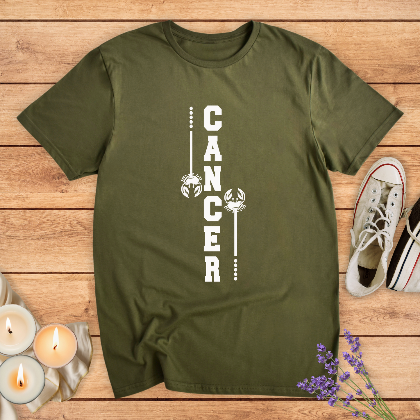 CANCER VERTICAL T-SHIRT