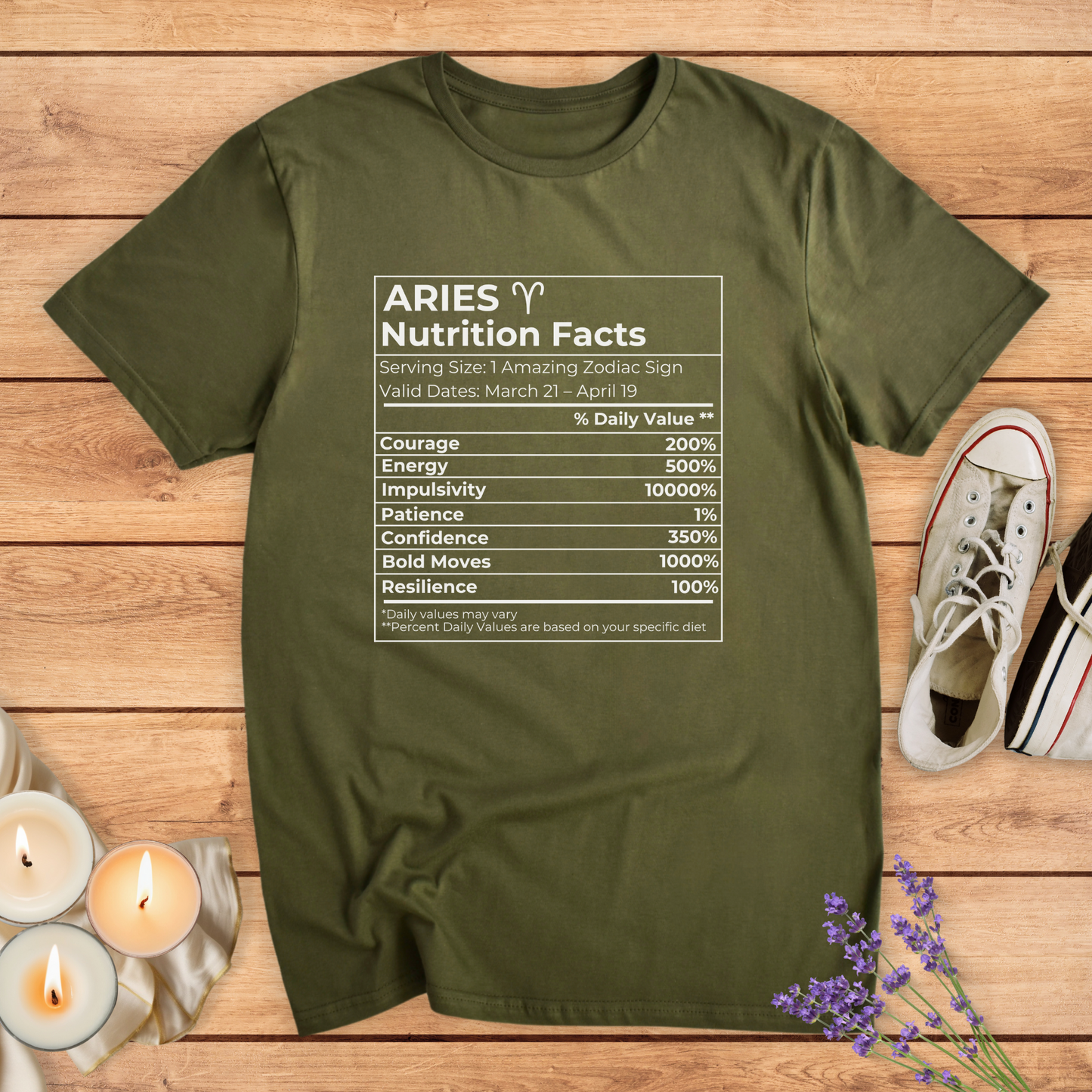 ARIES NUTRITION T-SHIRT - Print Material - Vibe Culture