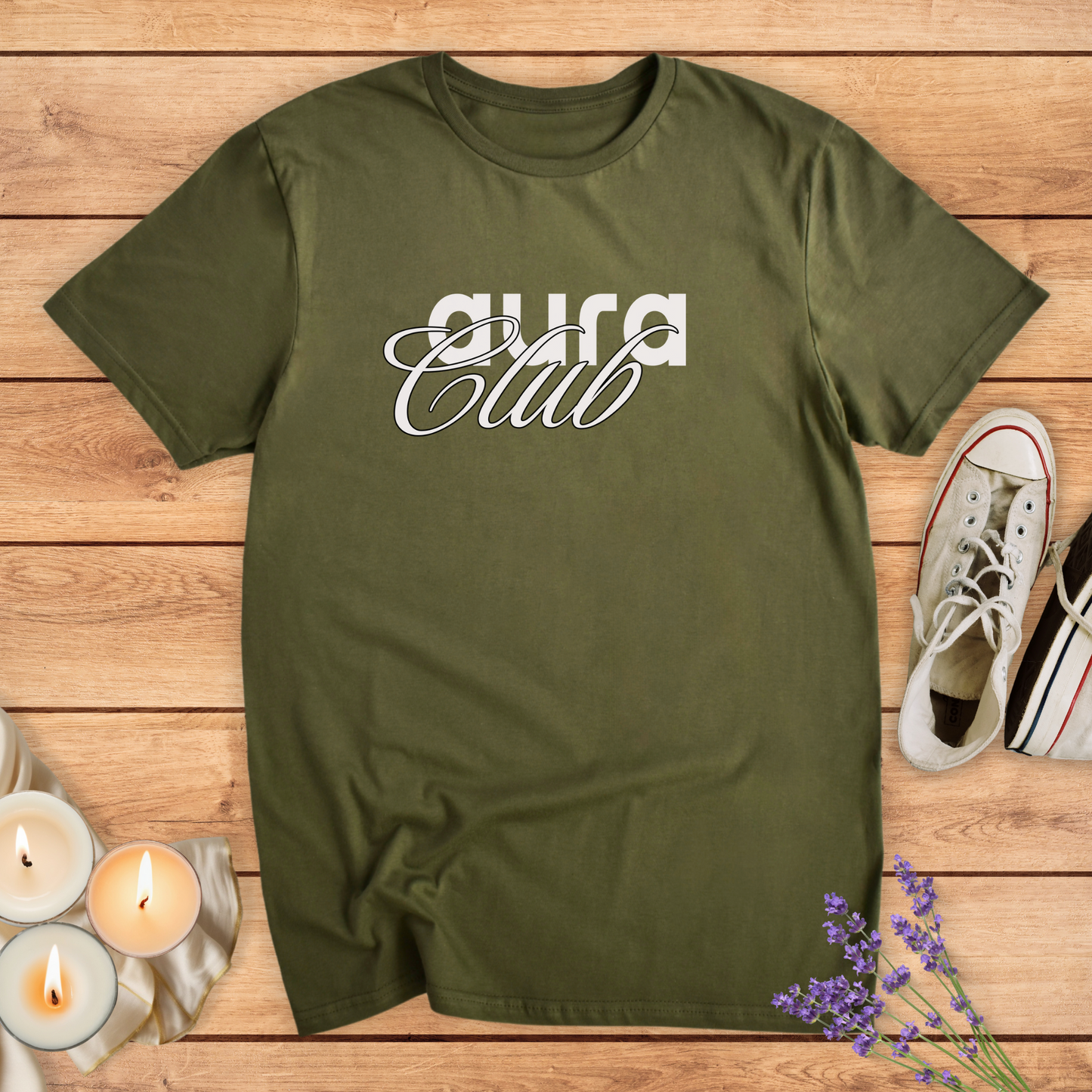 AURA CLUB 2.0. T-SHIRT - Print Material - Vibe Culture