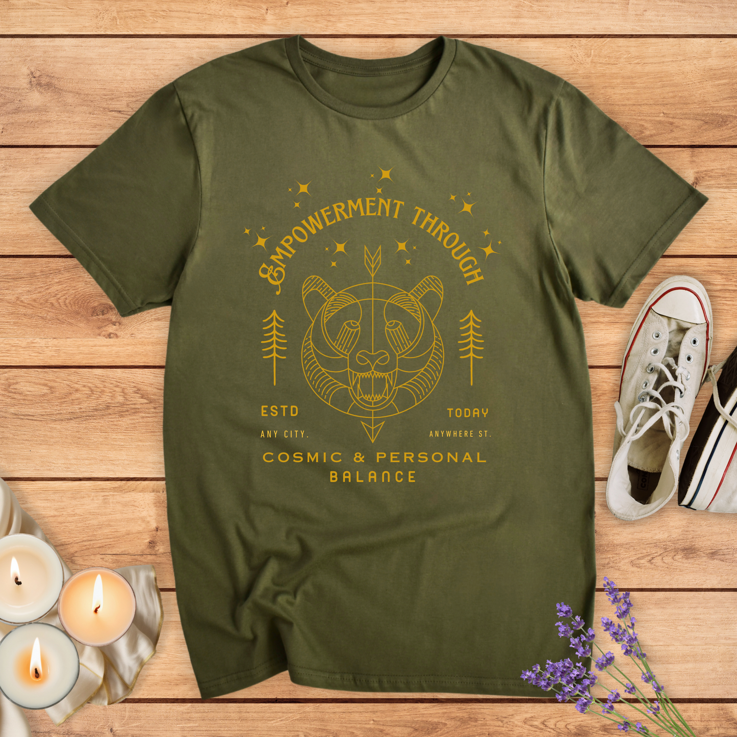 BEAR T-SHIRT - Print Material - Vibe Culture