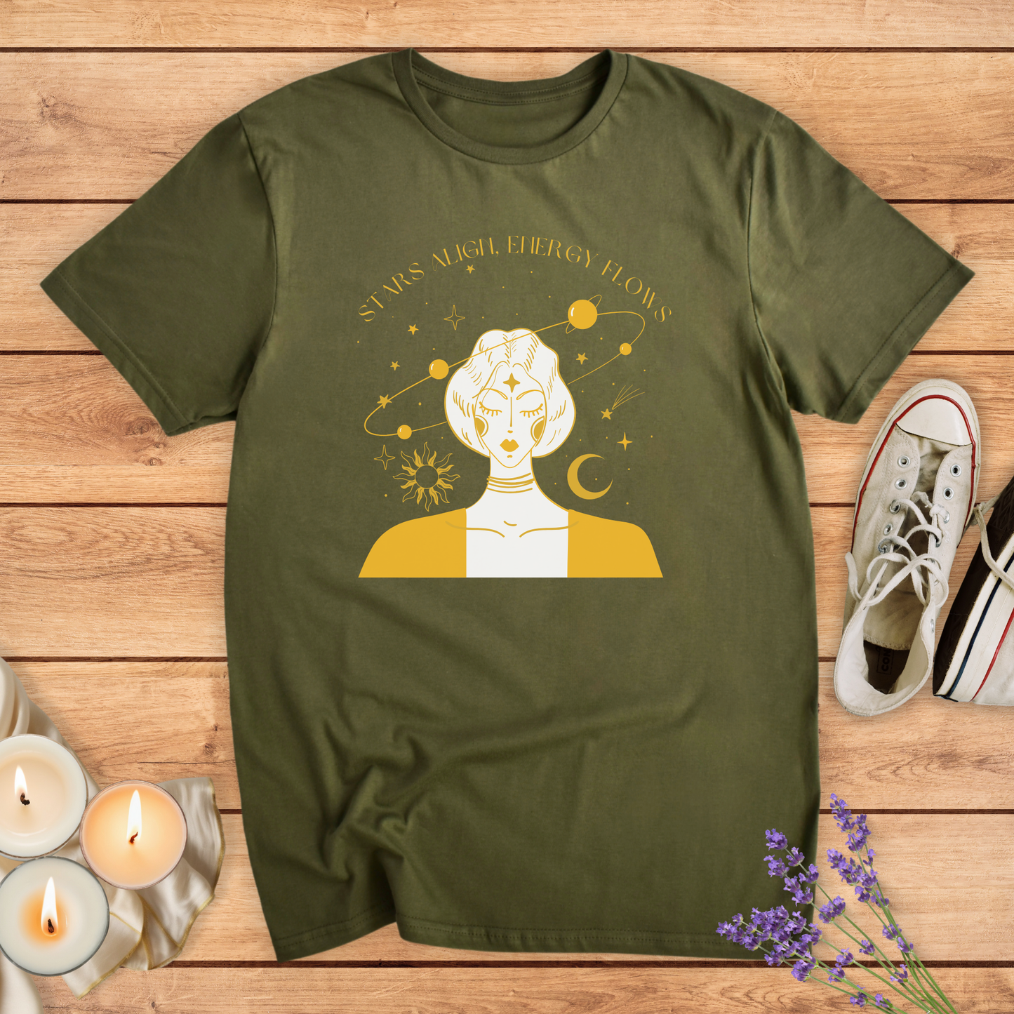 STARS ALIGN T-SHIRT - Print Material - Vibe Culture