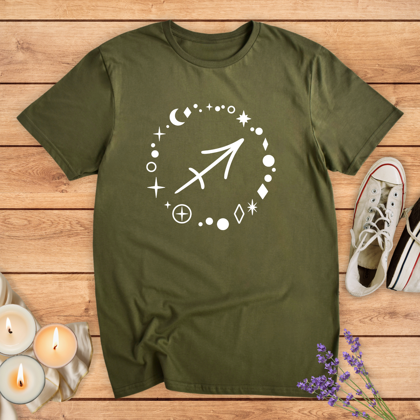 SAGITTARIUS SCRIBBLE T-SHIRT