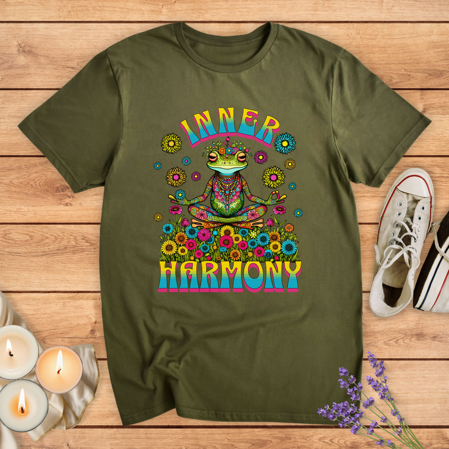 INNER HARMONY T-SHIRT - Print Material - Vibe Culture