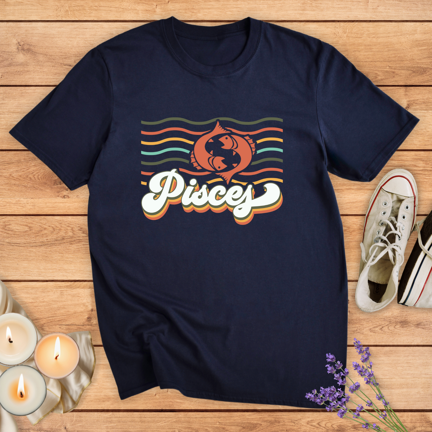 PISCES WAVES T-SHIRT