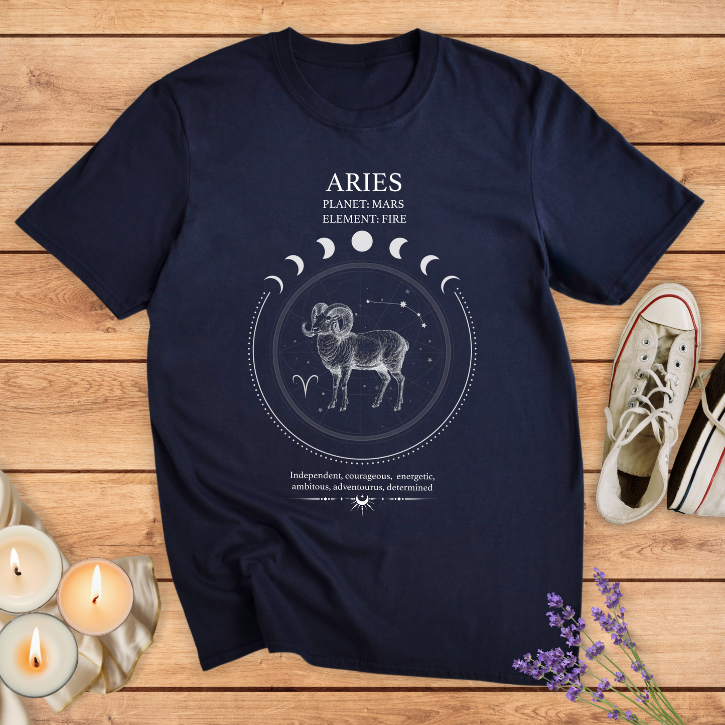 ARIES HOROSCOPE T-SHIRT - T-Shirt - Vibe Culture