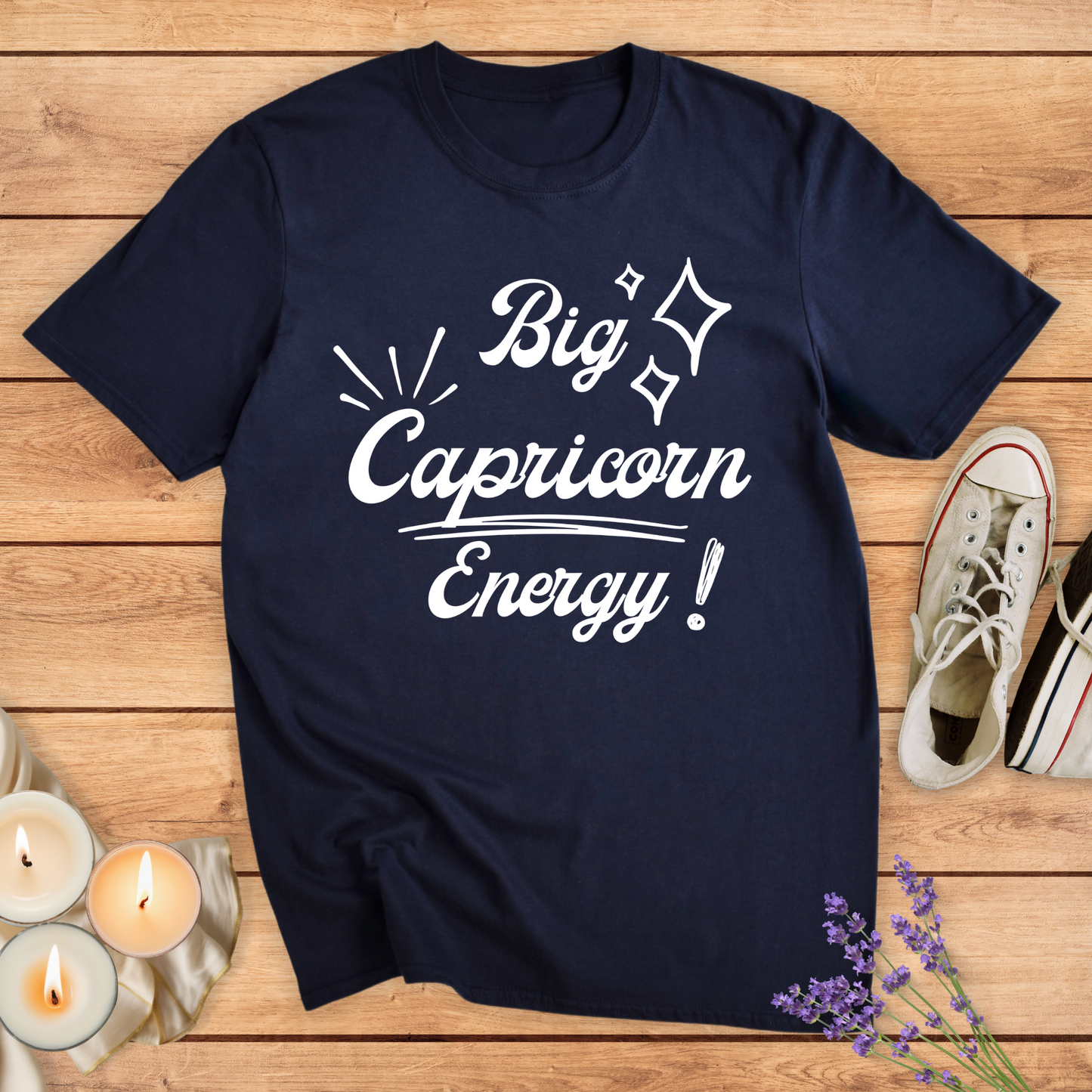 BIG CAPRICORN ENERGY T-SHIRT - Print Material - Vibe Culture