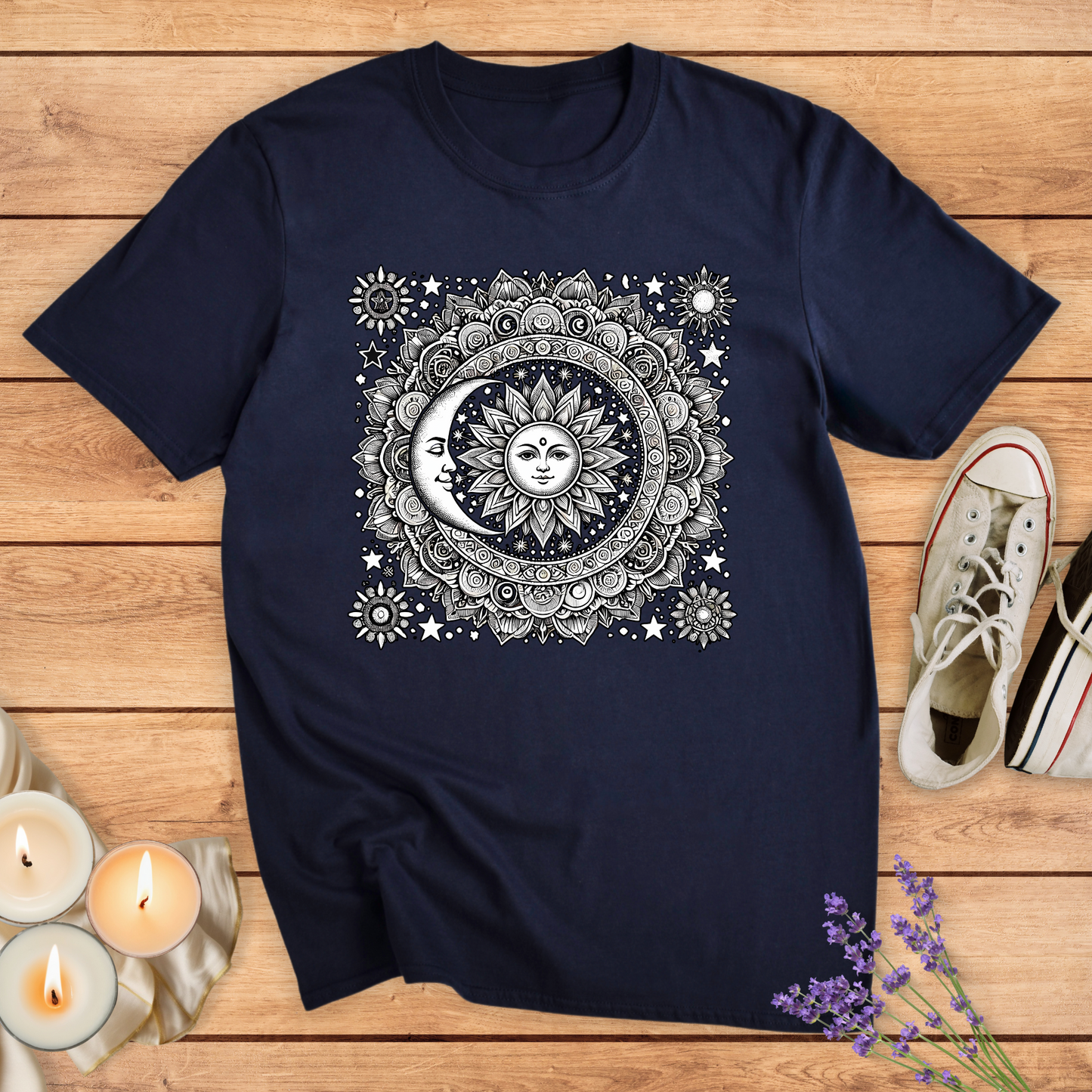 MANDALA SUN & MOON T-SHIRT