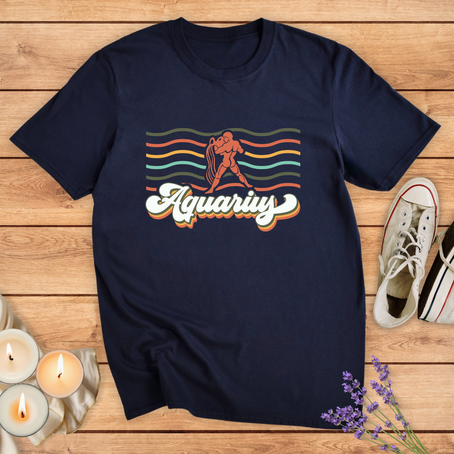 AQUARIUS WAVES T-SHIRT