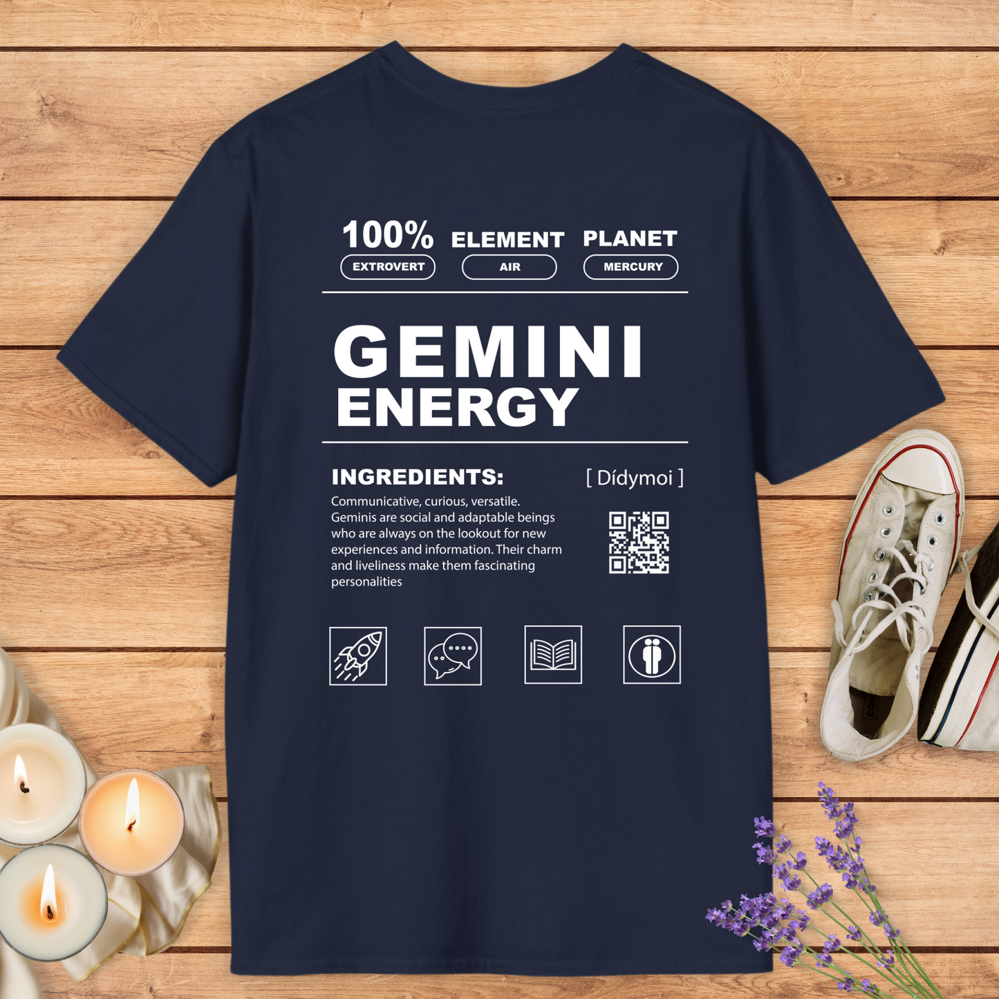 GEMINI MANUAL T-SHIRT - Print Material - Vibe Culture