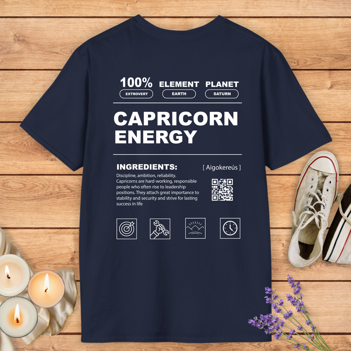 CAPRICORN MANUAL T-SHIRT - Print Material - Vibe Culture
