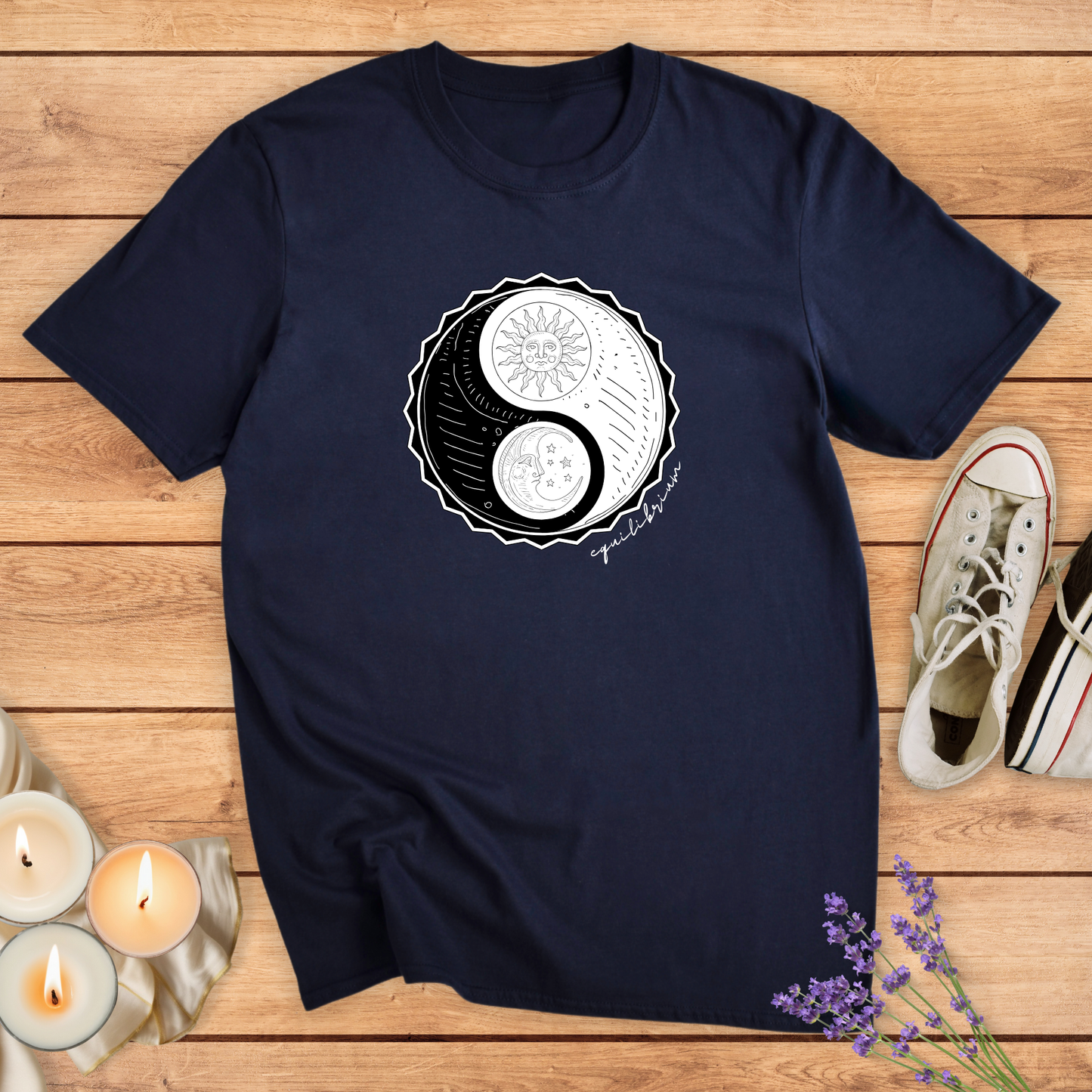 YIN YANG T-SHIRT - Print Material - Vibe Culture