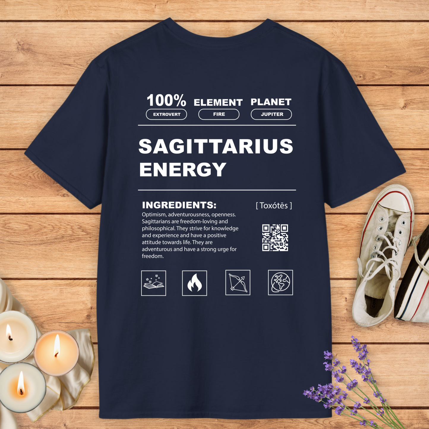 SAGITTARIUS MANUAL T-SHIRT - Print Material - Vibe Culture