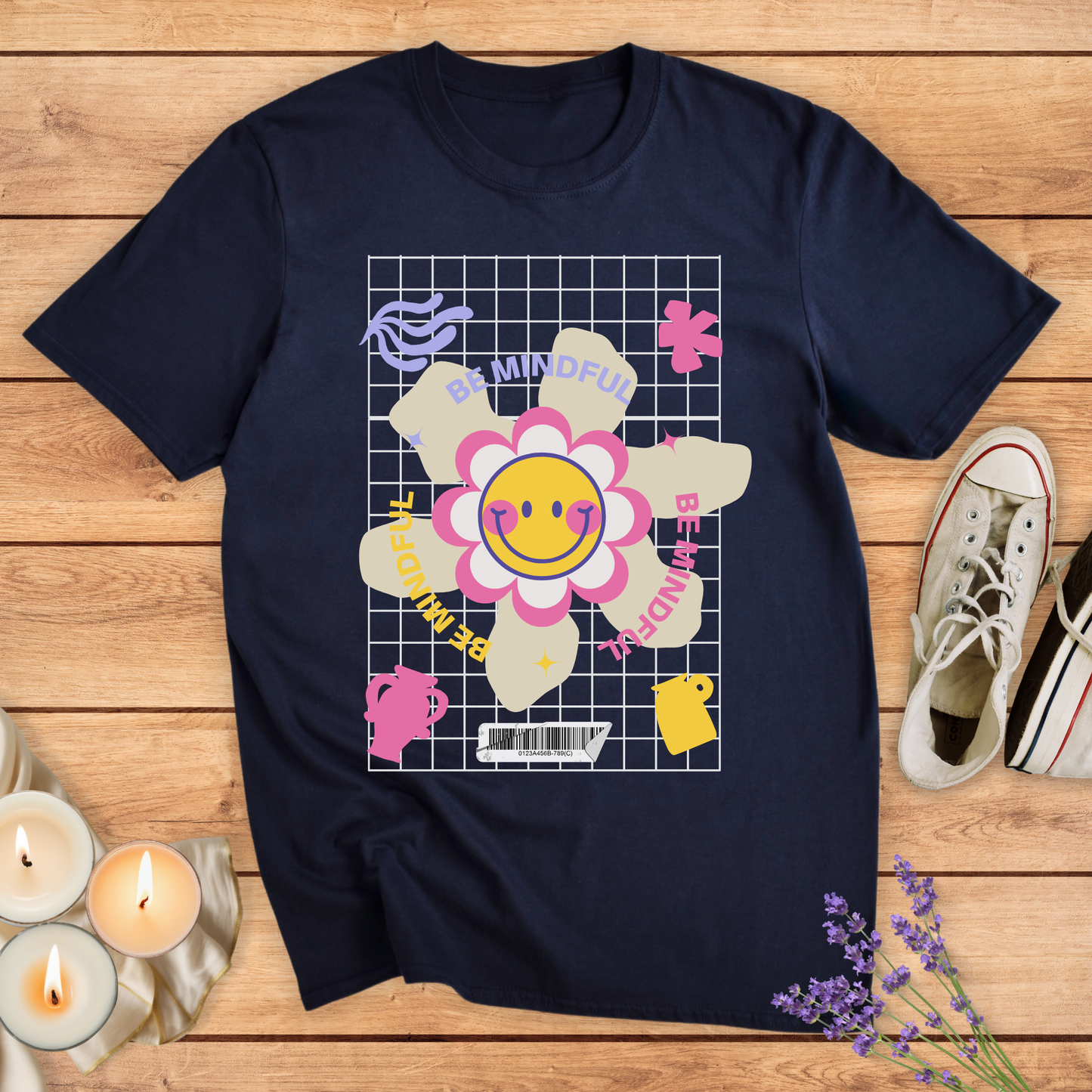 LET'S BE MINDFUL T-SHIRT - Print Material - Vibe Culture