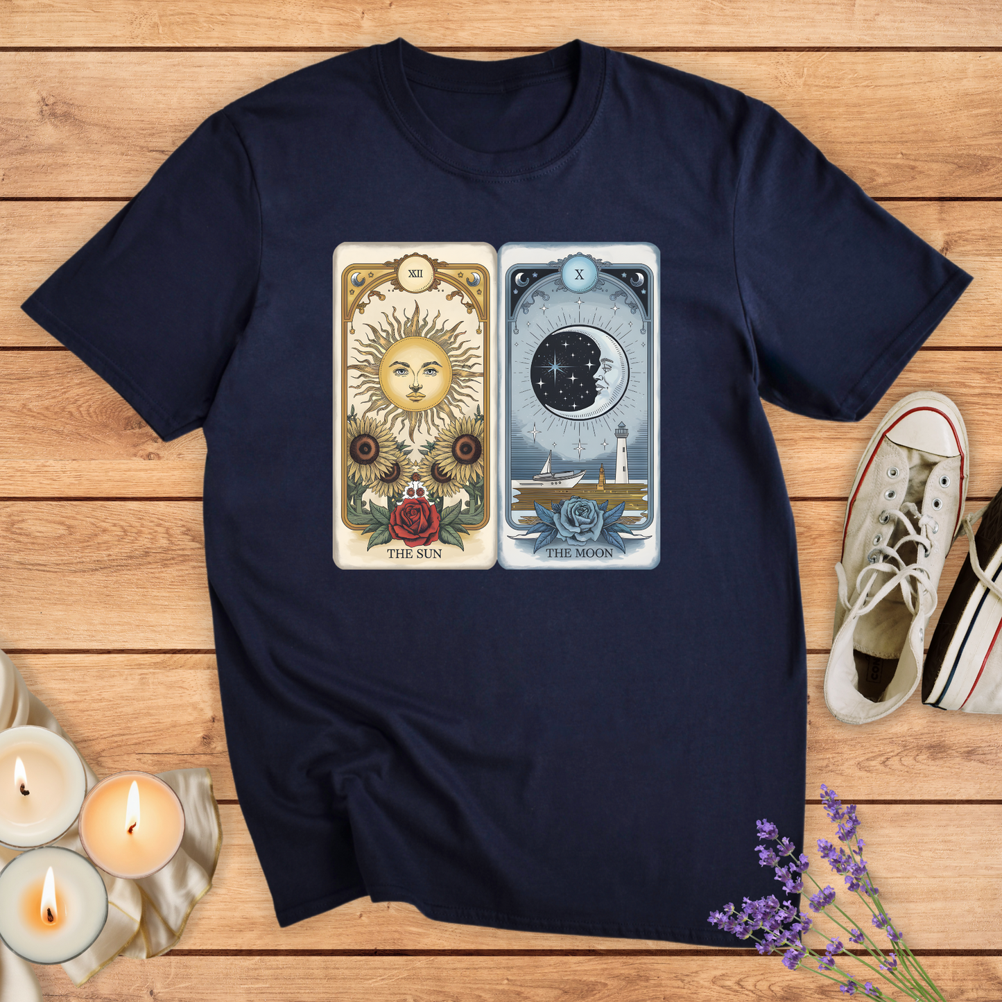 THE SUN, THE MOON T-SHIRT