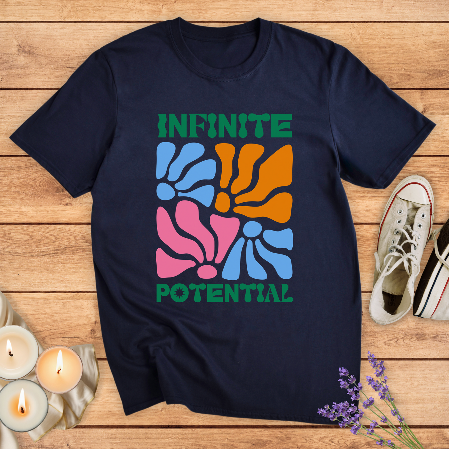 INFINITE POTENTIAL T-SHIRT - Print Material - Vibe Culture