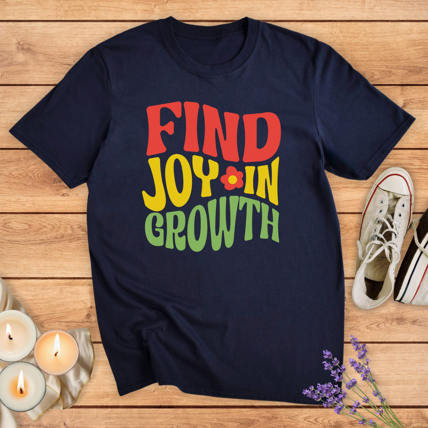 FIND JOY T-SHIRT - Print Material - Vibe Culture