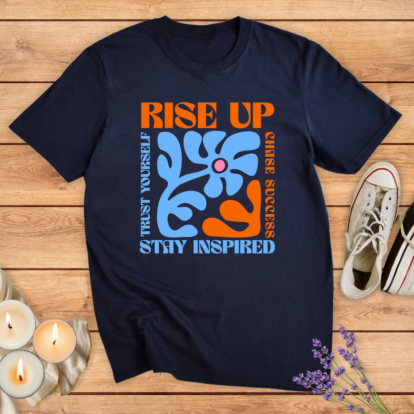 RISE UP T-SHIRT - Print Material - Vibe Culture