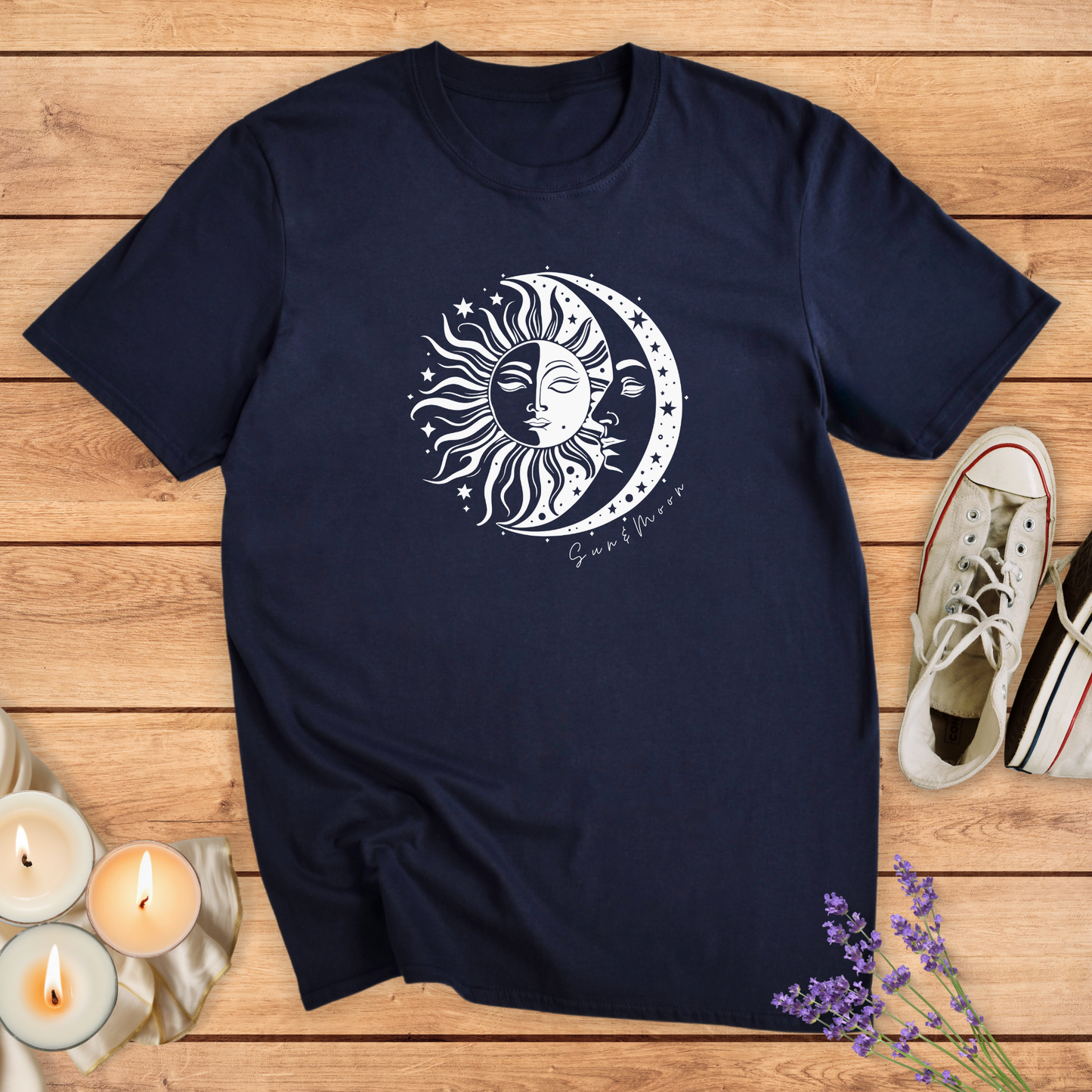 SUN AND MOON T-SHIRT - Print Material - Vibe Culture