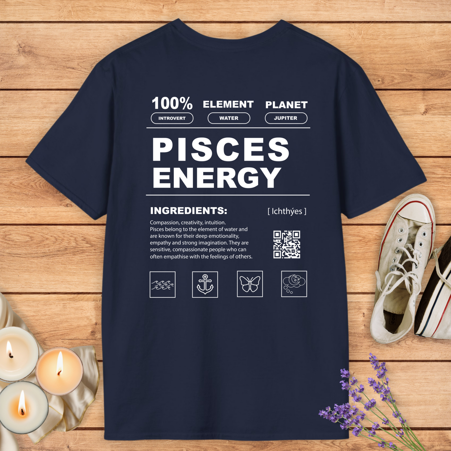 PISCES MANUAL T-SHIRT - Print Material - Vibe Culture