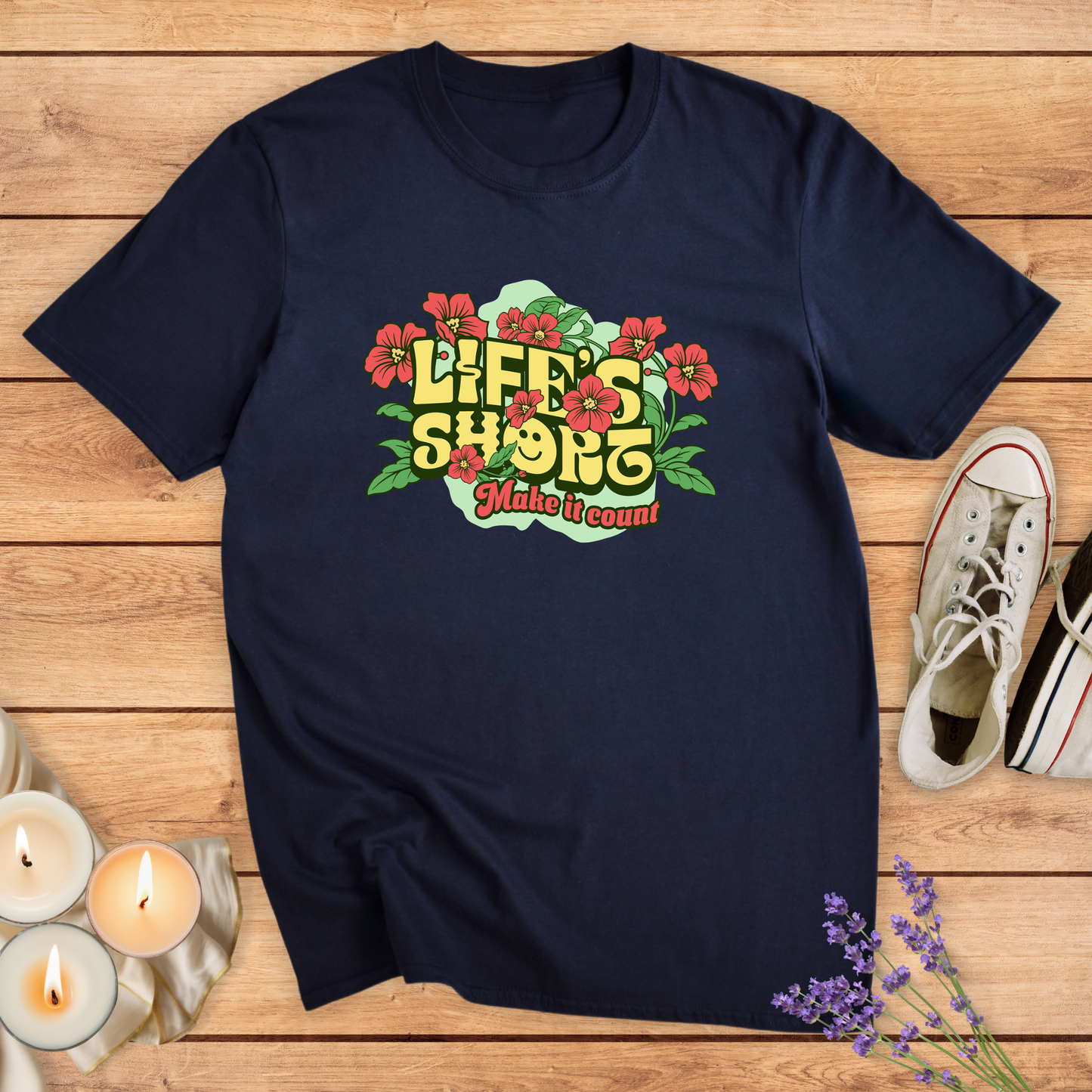 MAKE IT COUNT T-SHIRT - Print Material - Vibe Culture