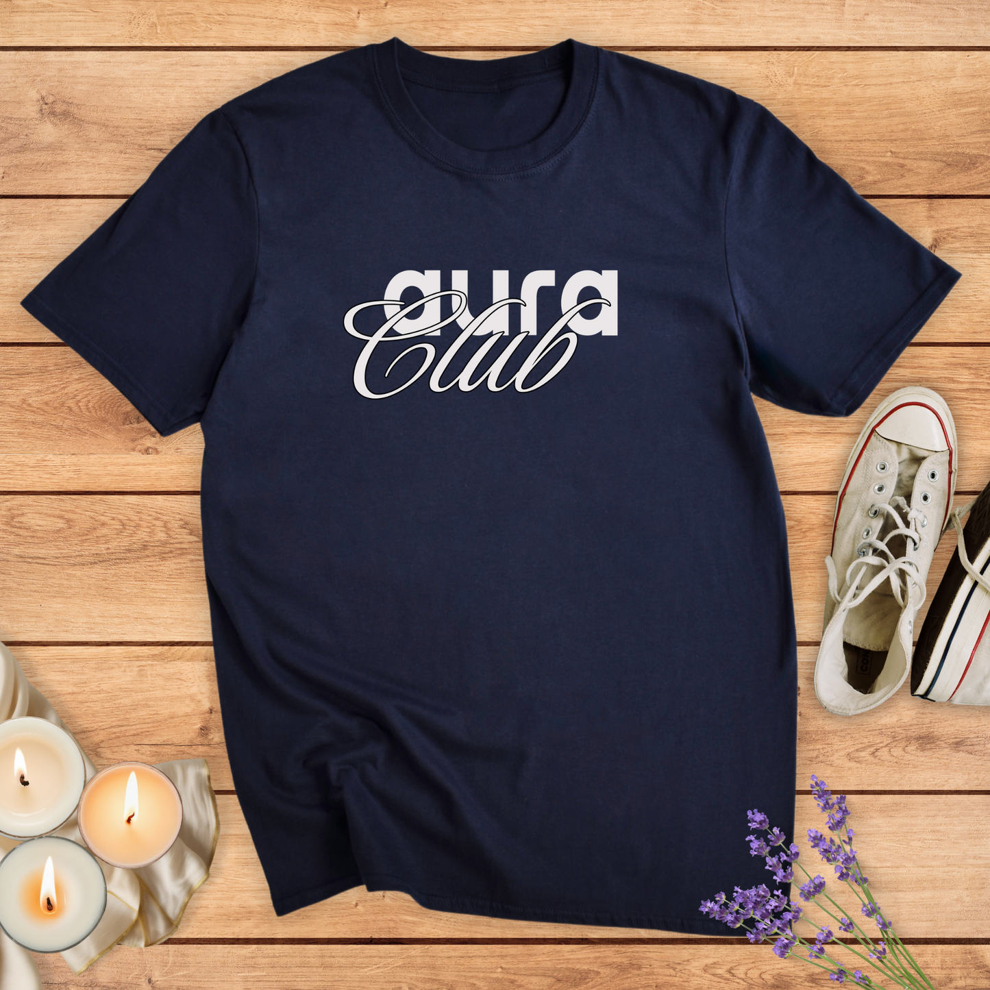 AURA CLUB 2.0. T-SHIRT - Print Material - Vibe Culture