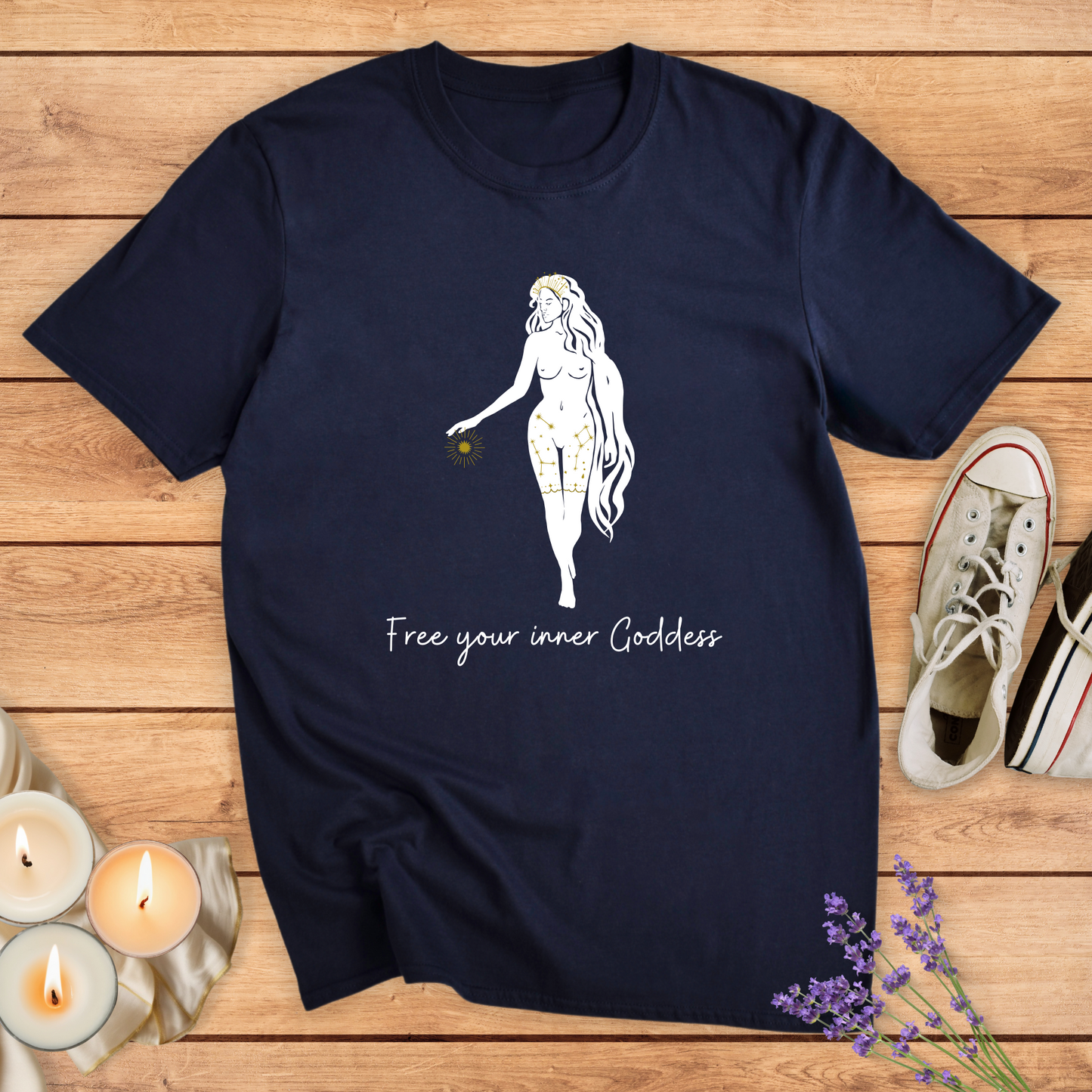 GODDESS T-SHIRT - Print Material - Vibe Culture
