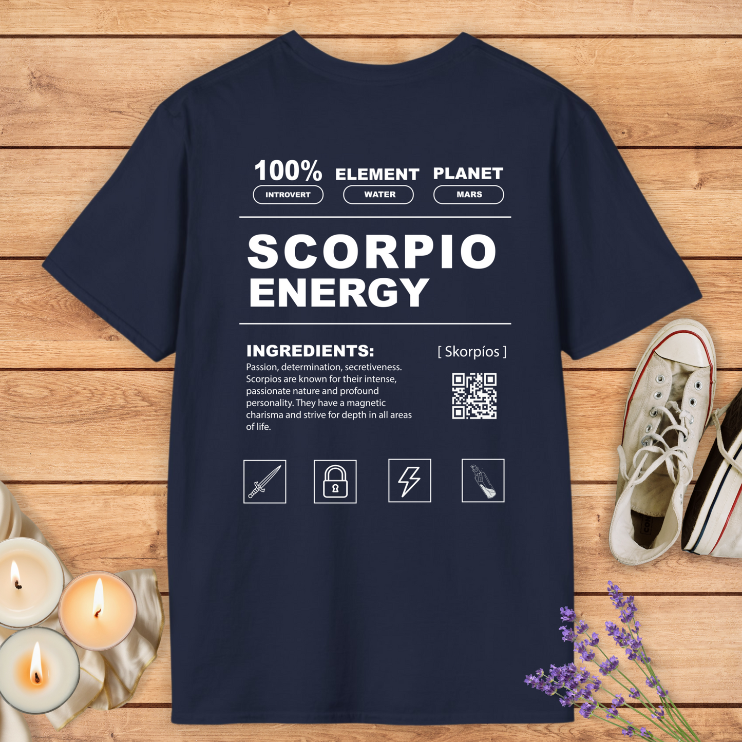 SCORPIO MANUAL T-SHIRT - Print Material - Vibe Culture